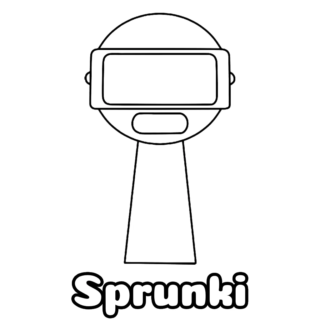 Sprunki Coloring Pages Free Printable PDF